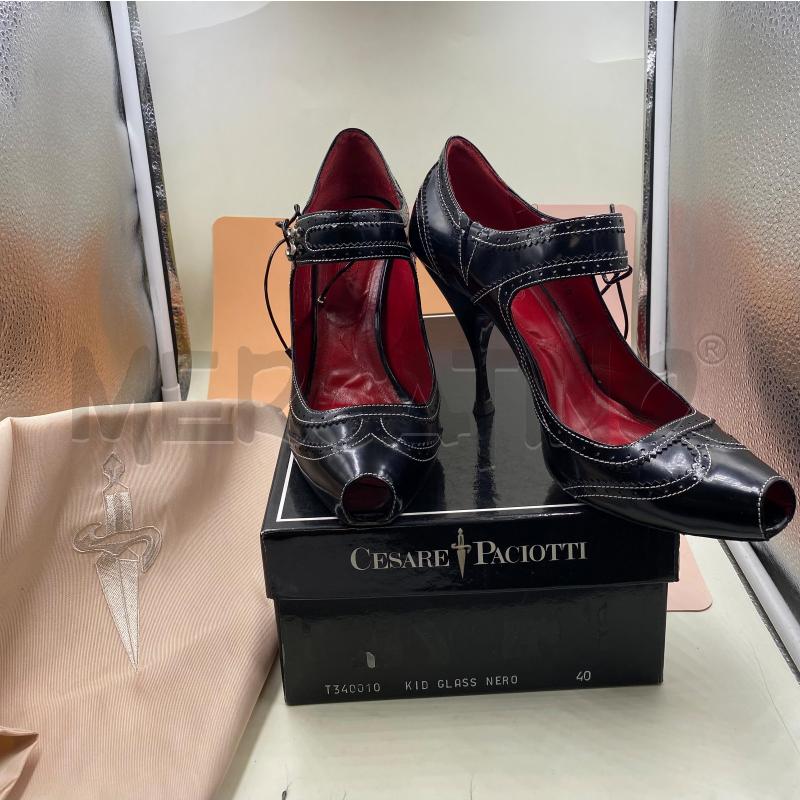 SCARPE PACIOTTI NERO DONNA  | Mercatino dell'Usato Roma casalotti 1