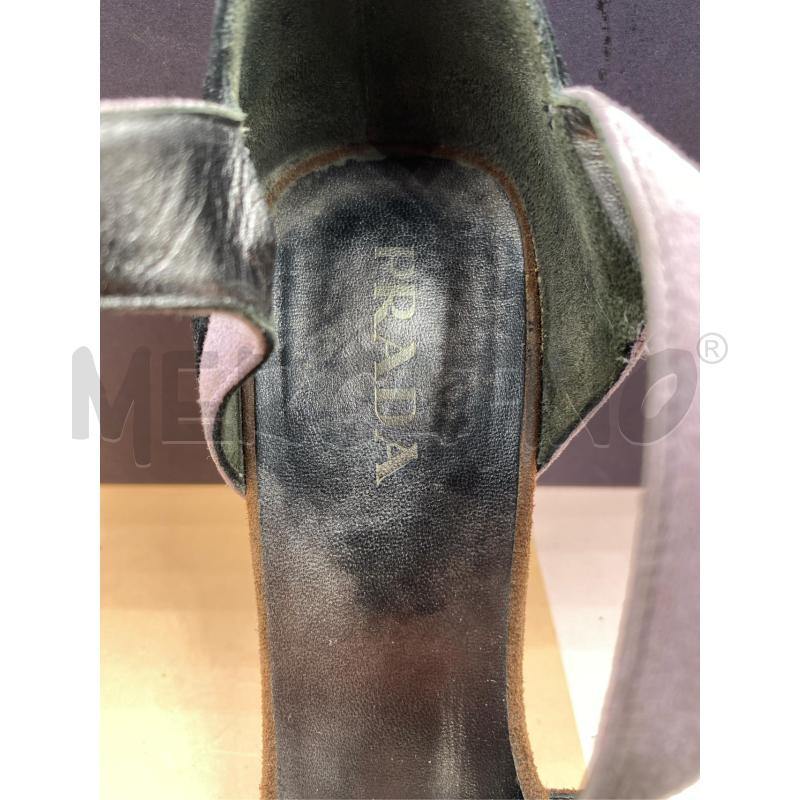 SCARPE PRADA OPEN TOE TACCO SCAMOSCIATE DONNA  | Mercatino dell'Usato Roma casalotti 4