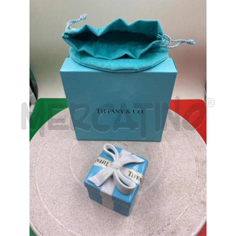 SCATOLA TIFFANY IN CERAMICA CON SCATOLA | Mercatino dell'Usato Roma casalotti 1