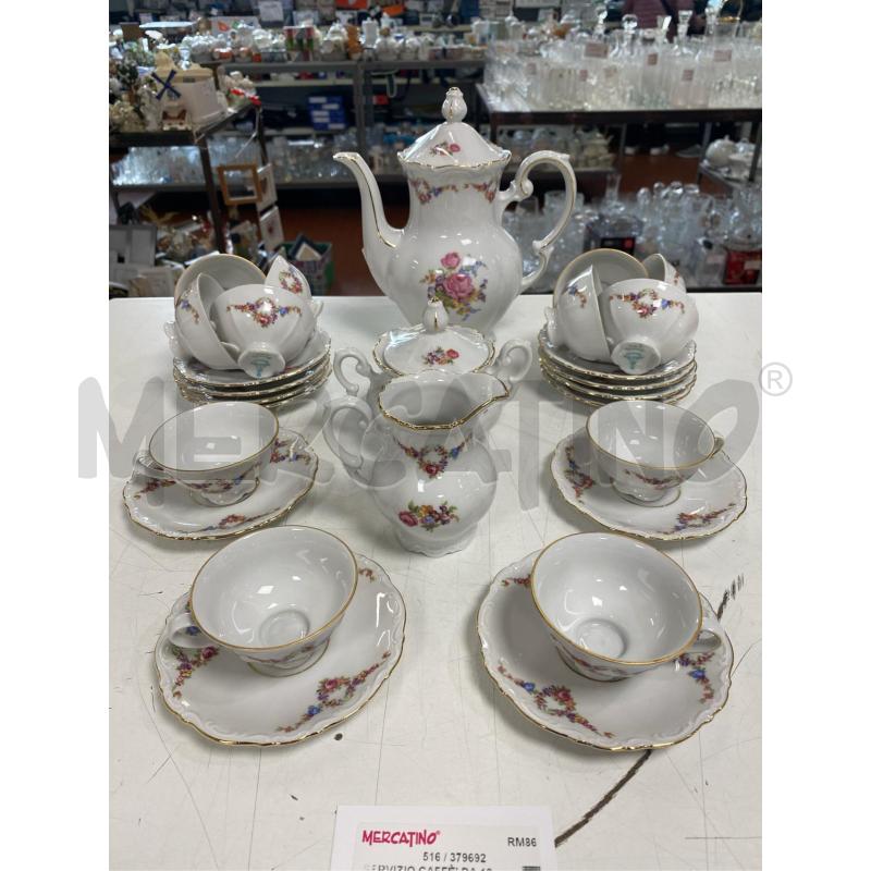 SERVIZIO CAFFÈ' DA 12 PZ.15 PORCELL.ROSELLA BAVARIA | Mercatino dell'Usato Roma casalotti 1