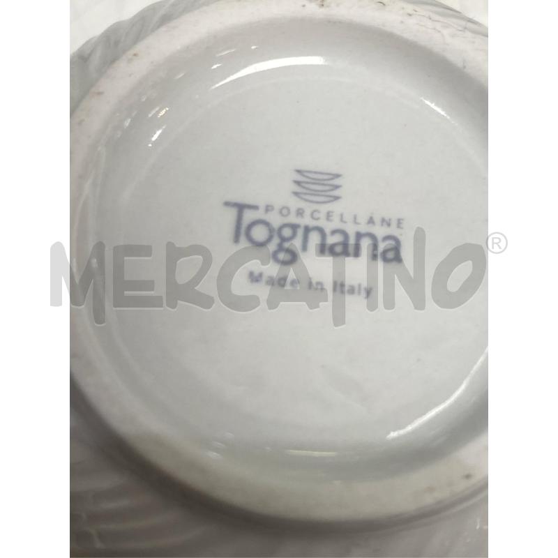 SERVIZIO TE DA 10 TOGNANA BIANCO BORDO ORO PZ. 13 | Mercatino dell'Usato Roma casalotti 2