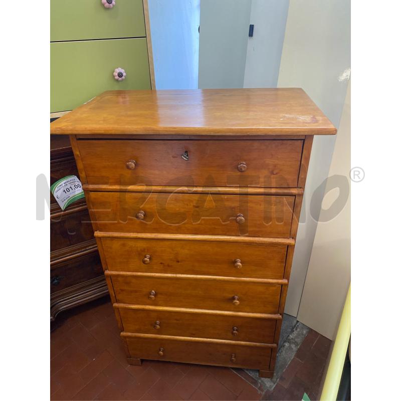 SETTIMINO IN LEGNO CM. 75X45X115 H | Mercatino dell'Usato Roma casalotti 1