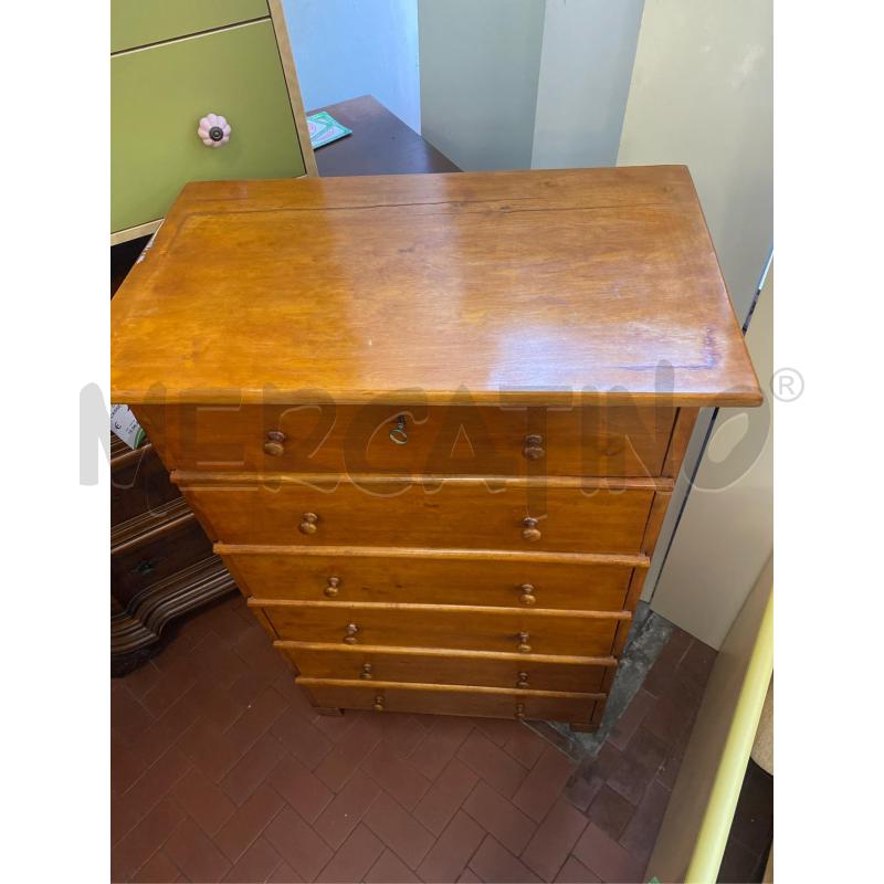 SETTIMINO IN LEGNO CM. 75X45X115 H | Mercatino dell'Usato Roma casalotti 2