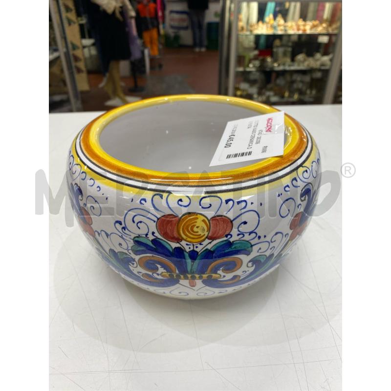 SOTTO VASO CERAMICA DERUTA | Mercatino dell'Usato Roma casalotti 3