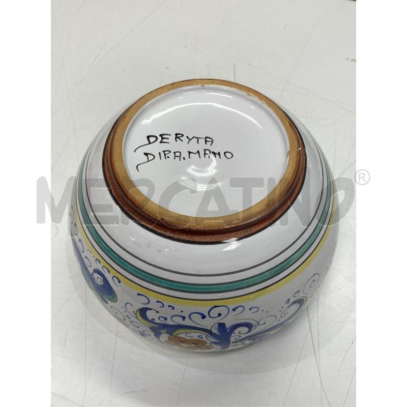 SOTTO VASO CERAMICA DERUTA | Mercatino dell'Usato Roma casalotti 4