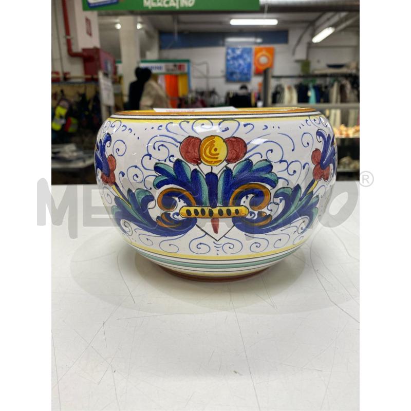 SOTTO VASO CERAMICA DERUTA  | Mercatino dell'Usato Roma casalotti 1