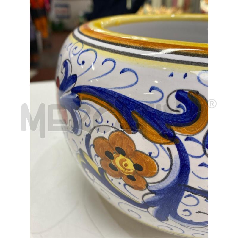SOTTO VASO CERAMICA DERUTA  | Mercatino dell'Usato Roma casalotti 3