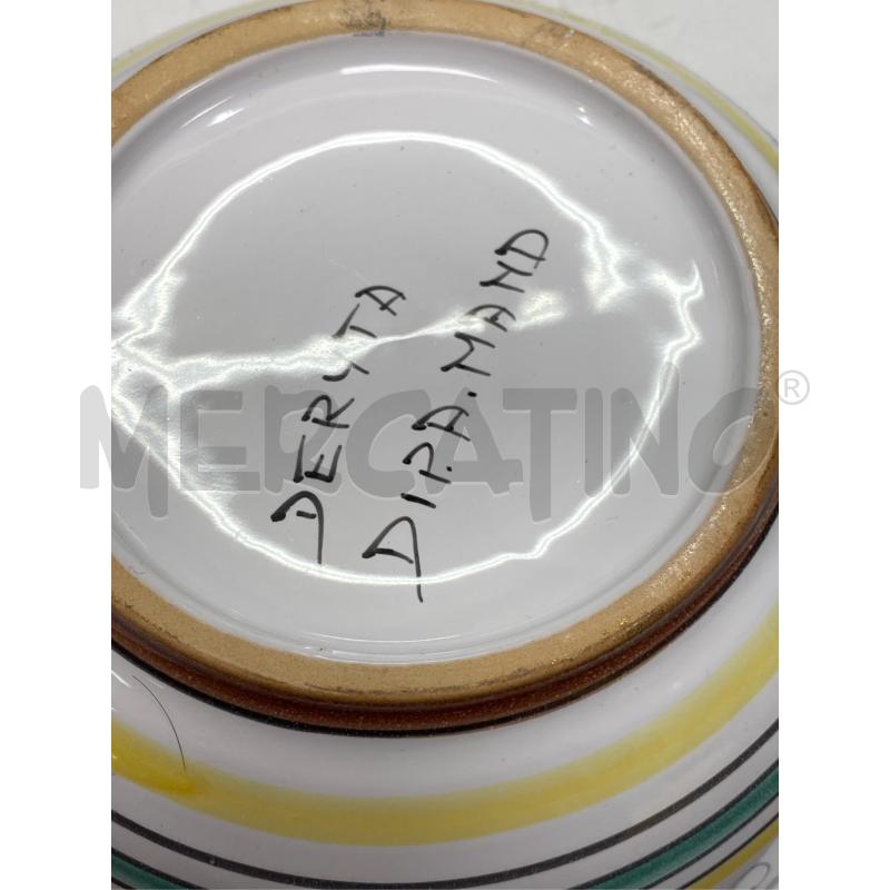 SOTTO VASO CERAMICA DERUTA  | Mercatino dell'Usato Roma casalotti 4