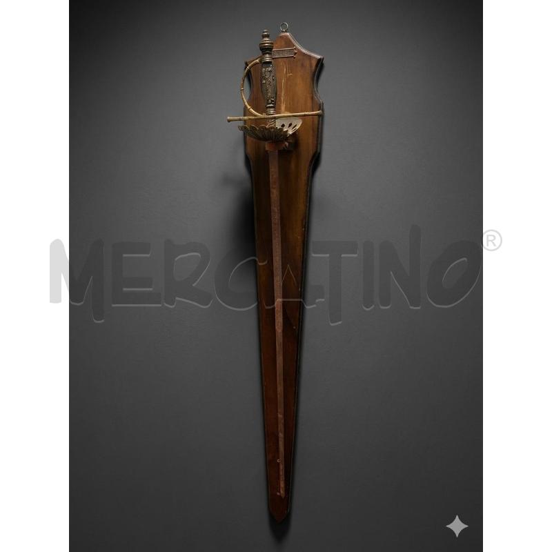 SPADA CON BASE IN LEGNO | Mercatino dell'Usato Roma casalotti 1