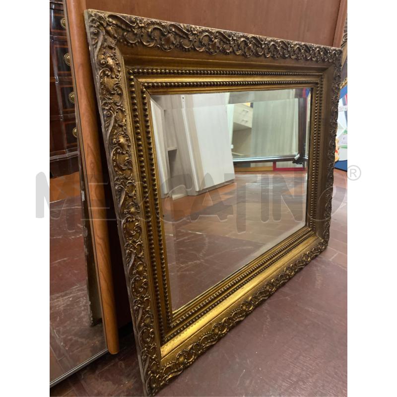 SPECCHIERA DORATA LAVORATA CM. 80X66 | Mercatino dell'Usato Roma casalotti 3