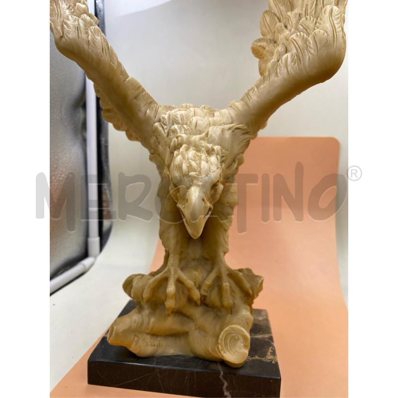 STATUETTA IN RESINA ACQUILA LAVORATA  | Mercatino dell'Usato Roma casalotti 2