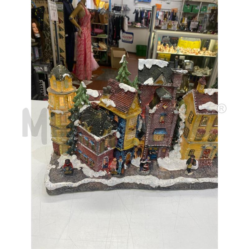 STATUETTA VILLAGGIO DI NATALE GRANDE ELETTRONICO  | Mercatino dell'Usato Roma casalotti 2