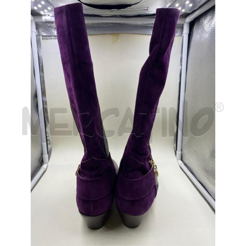 STIVALI TRENTA7 VERDE VIOLA DONNA  | Mercatino dell'Usato Roma casalotti 2