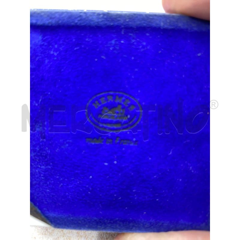 SVUOTA TASCHE BLU HERMES | Mercatino dell'Usato Roma casalotti 4
