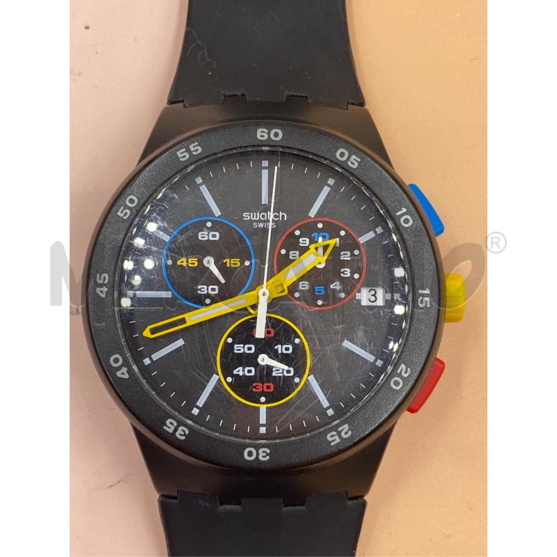 SWATCH BLACK ONE SUSB416 NERO  | Mercatino dell'Usato Roma casalotti 2