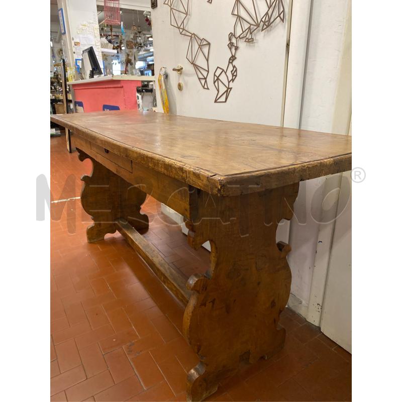 TAVOLO RETTANGOLARE CON CASSETTO CM.186X60X82 | Mercatino dell'Usato Roma casalotti 2