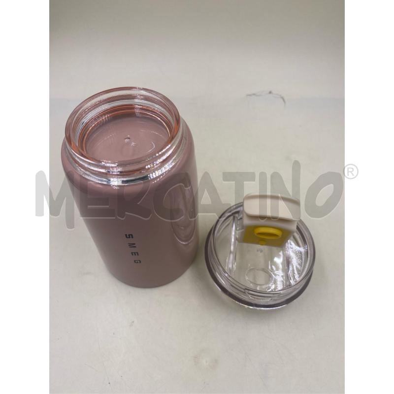 TAZZA TERMICA SMEG ROSA  | Mercatino dell'Usato Roma casalotti 4
