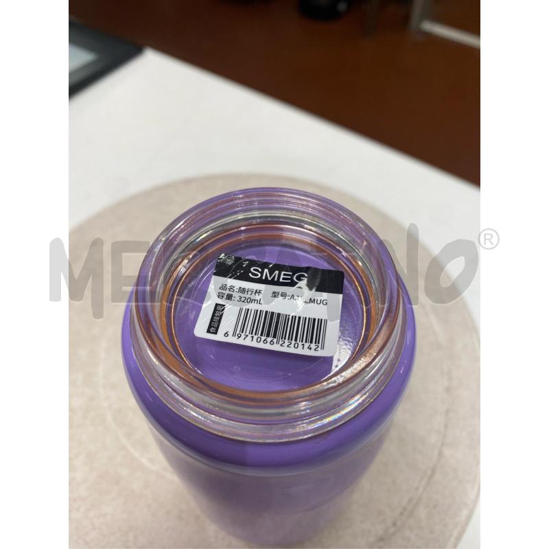 TAZZA TERMICA SMEG VIOLA  | Mercatino dell'Usato Roma casalotti 2