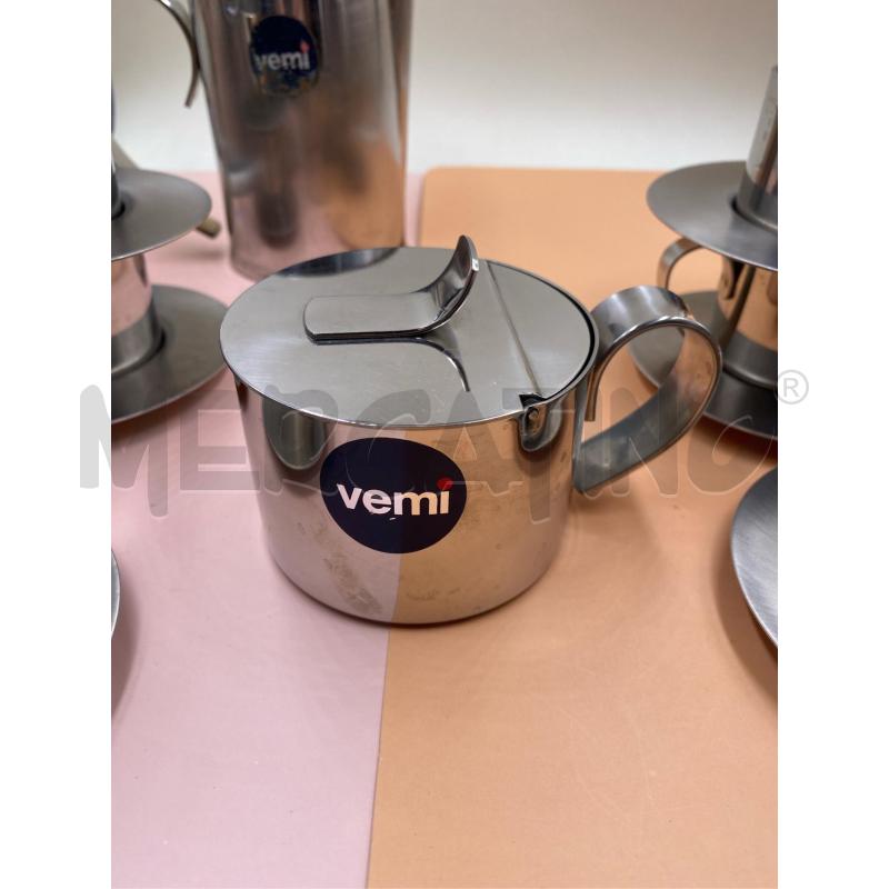 TAZZINE PZ.6 CON ZUCCH. E CAFFETT. INOX VEMI  | Mercatino dell'Usato Roma casalotti 4