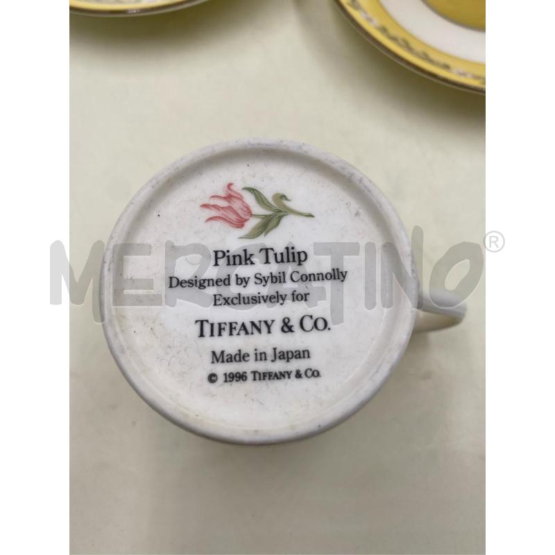 TAZZINE PZ. 2 TIFFANY PINK TULIP | Mercatino dell'Usato Roma casalotti 2