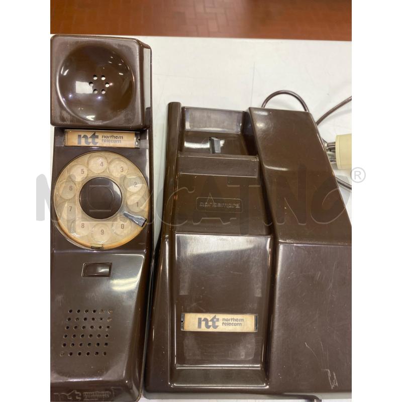 TELEFONO VINTAGE MARRONE  | Mercatino dell'Usato Roma casalotti 2