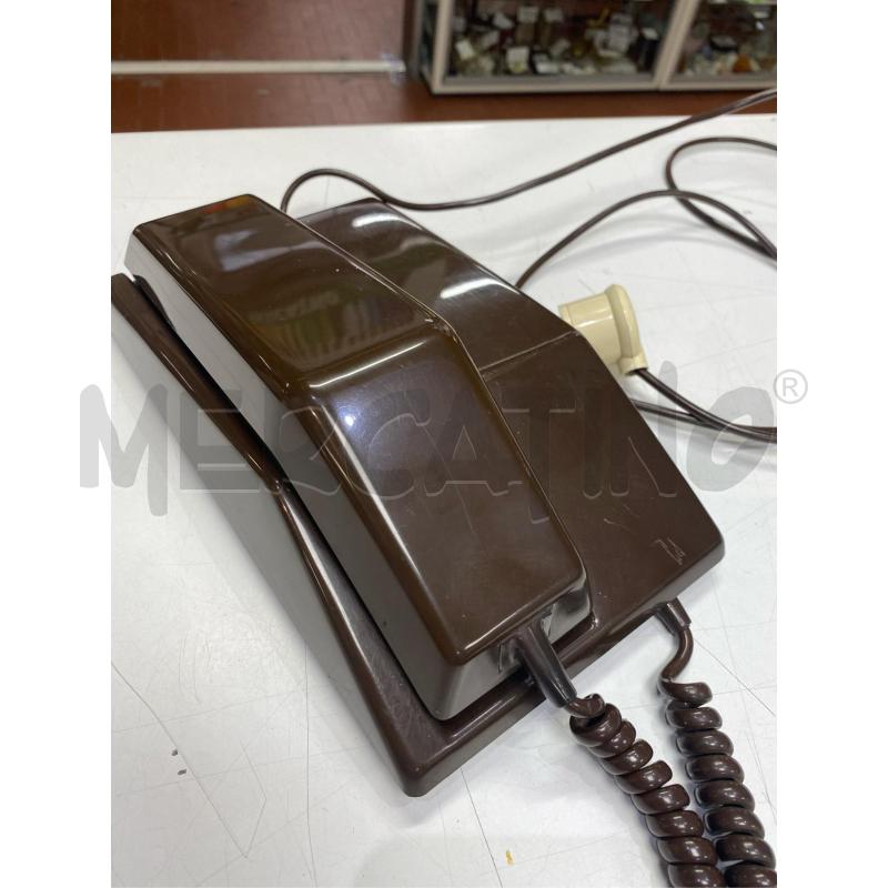 TELEFONO VINTAGE MARRONE  | Mercatino dell'Usato Roma casalotti 4