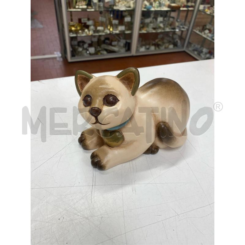 THUN GATTINO  SEDUTO BEIGE  | Mercatino dell'Usato Roma casalotti 1
