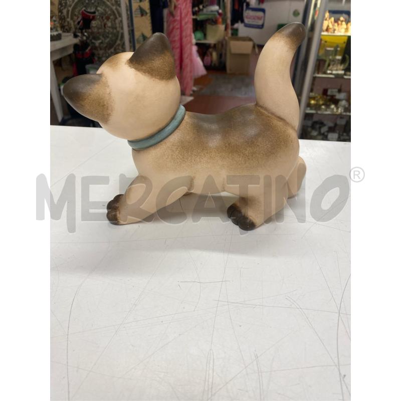 THUN GATTO BEIGE COLLANA CUORE  | Mercatino dell'Usato Roma casalotti 2