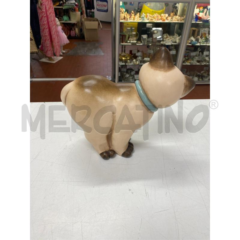THUN GATTO TESTA INCLINATA BEIGE MARRONE  | Mercatino dell'Usato Roma casalotti 2