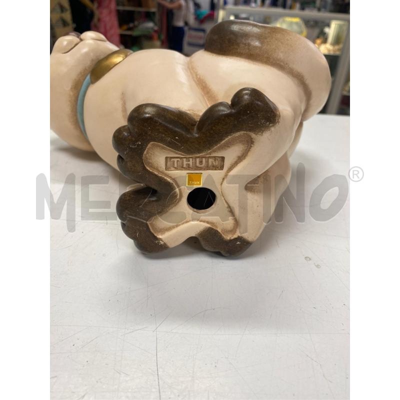 THUN GATTO TESTA INCLINATA BEIGE MARRONE  | Mercatino dell'Usato Roma casalotti 3