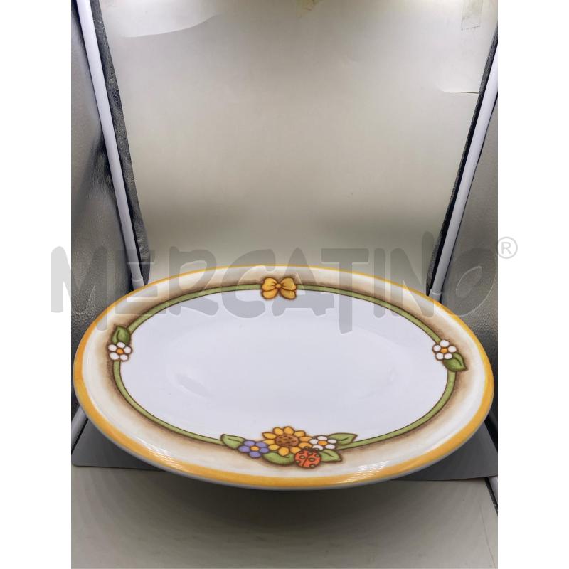 THUN VASSOIO COUNTRY OVALE CON FIORI | Mercatino dell'Usato Roma casalotti 1