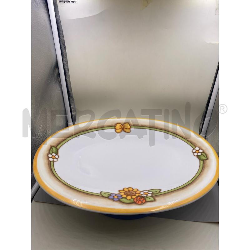 THUN VASSOIO COUNTRY OVALE CON FIORI | Mercatino dell'Usato Roma casalotti 3