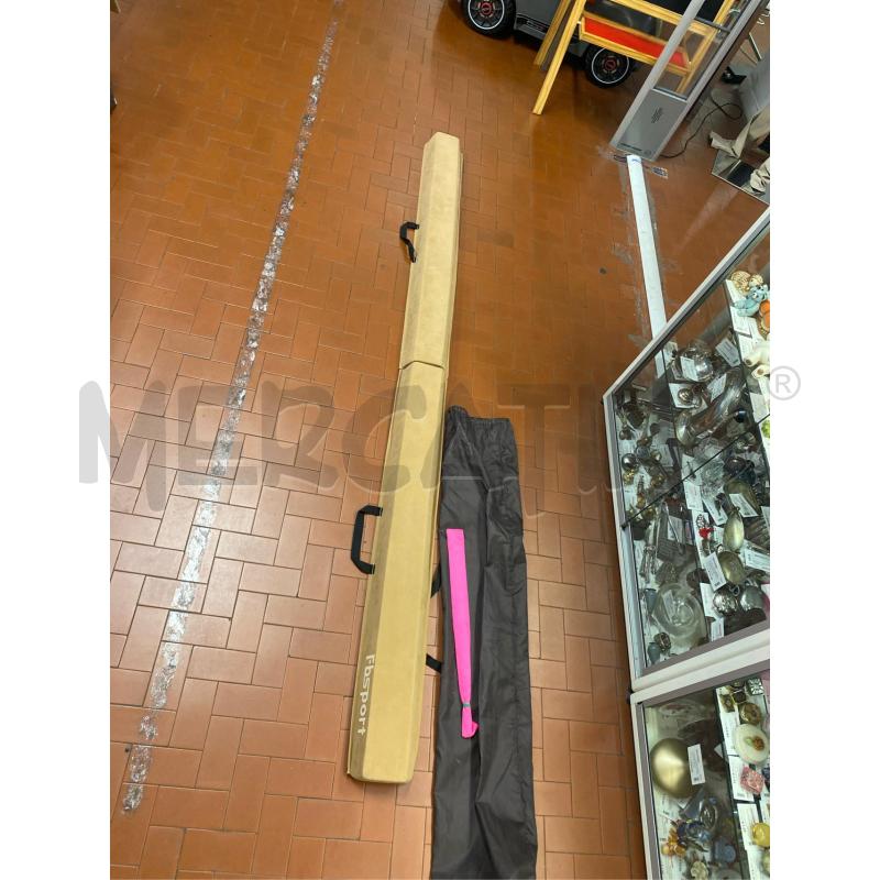 TRAVE GINNASTICA ARTISTICA FBSPORT MARRONE CM. 240 | Mercatino dell'Usato Roma casalotti 5