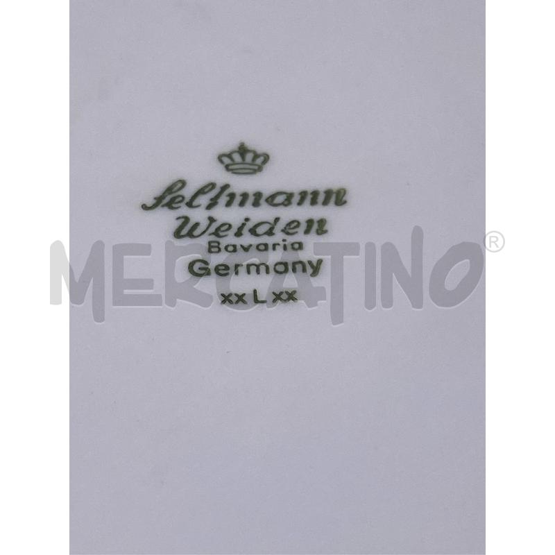 VASO BAVARIA BIANCO LAVORATO RILIEVO FRUTTA  | Mercatino dell'Usato Roma casalotti 5