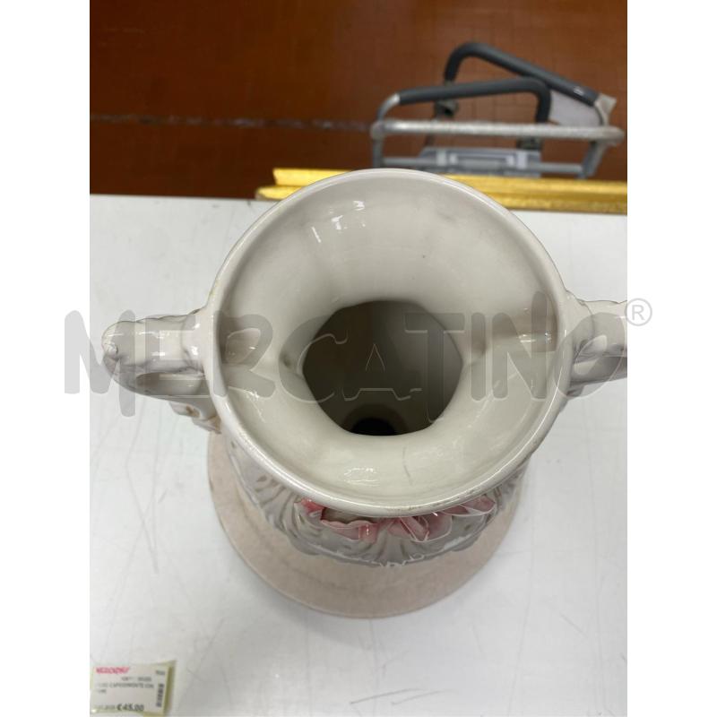 VASO CAPODIMONTE CON FIORI  | Mercatino dell'Usato Roma casalotti 4
