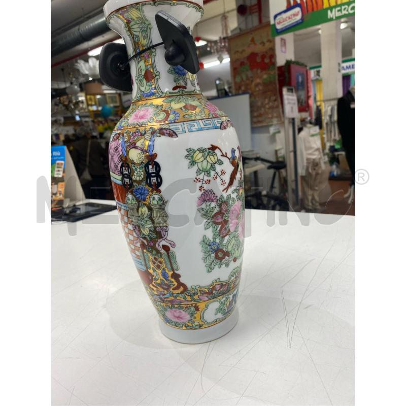 VASO IN PORCELLANA STILE ORIENTALE CM 31 | Mercatino dell'Usato Roma casalotti 4