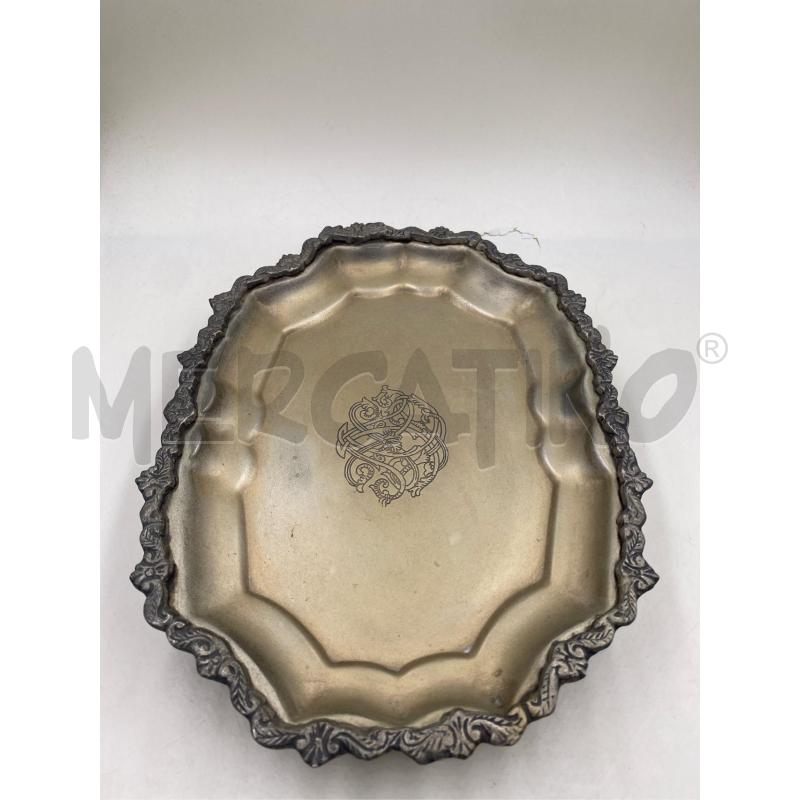 VASSOIO VINTAGE SHEFFIELD PIEDINI  | Mercatino dell'Usato Roma casalotti 1