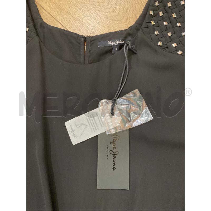 VESTITO/TUTINA PEPE NERO BORCHIETTE DONNA  | Mercatino dell'Usato Roma casalotti 2