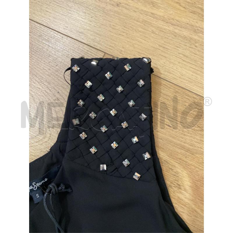 VESTITO/TUTINA PEPE NERO BORCHIETTE DONNA  | Mercatino dell'Usato Roma casalotti 3