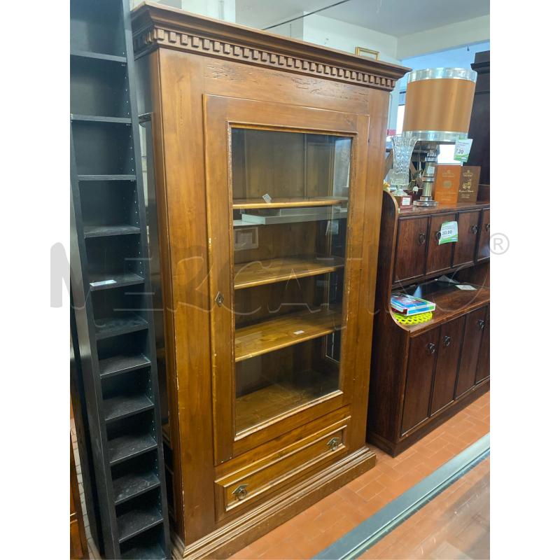 VETRINA IN LEGNO SENZA CHIAVE CM. 118X50X200 H | Mercatino dell'Usato Roma casalotti 1