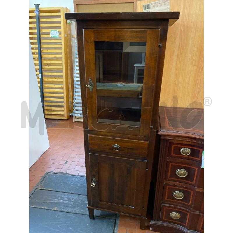VETRINETTA SCURA IN LEGNO CM. 55X45X150 H  | Mercatino dell'Usato Roma casalotti 1
