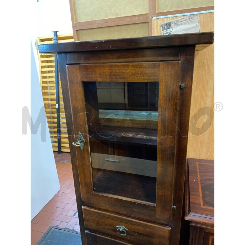 VETRINETTA SCURA IN LEGNO CM. 55X45X150 H  | Mercatino dell'Usato Roma casalotti 2