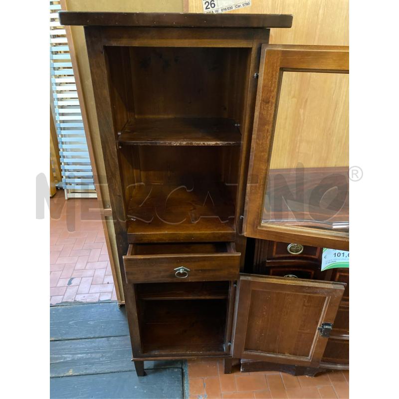 VETRINETTA SCURA IN LEGNO CM. 55X45X150 H  | Mercatino dell'Usato Roma casalotti 5