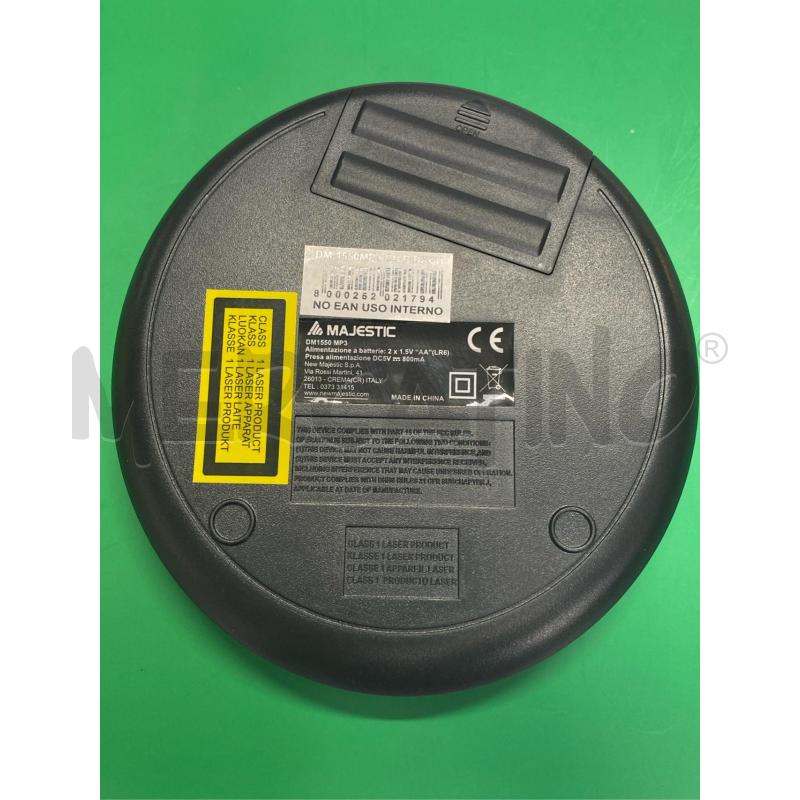 WALKMAN CD MAJESTIC DM1550 MP3 | Mercatino dell'Usato Roma casalotti 5