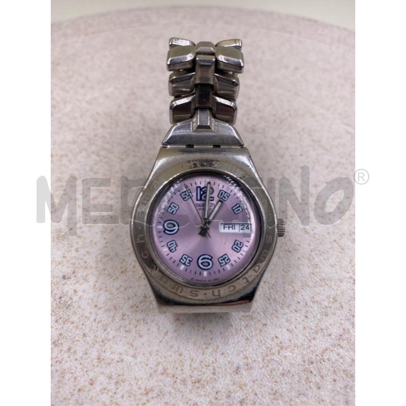 WOMEN'S SWATCH IRONY AG-2004 PINK FACE WATCH | Mercatino dell'Usato Roma casalotti 1