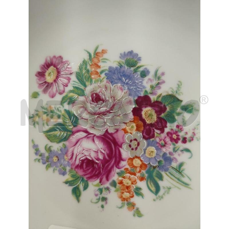 ALZATA PORCELLANA FIORI DEPOS | Mercatino dell'Usato Roma torrevecchia 5
