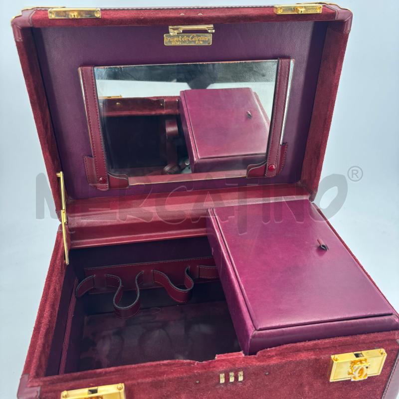 BAULETTO CARTIER BORDEAUX  | Mercatino dell'Usato Roma torrevecchia 2