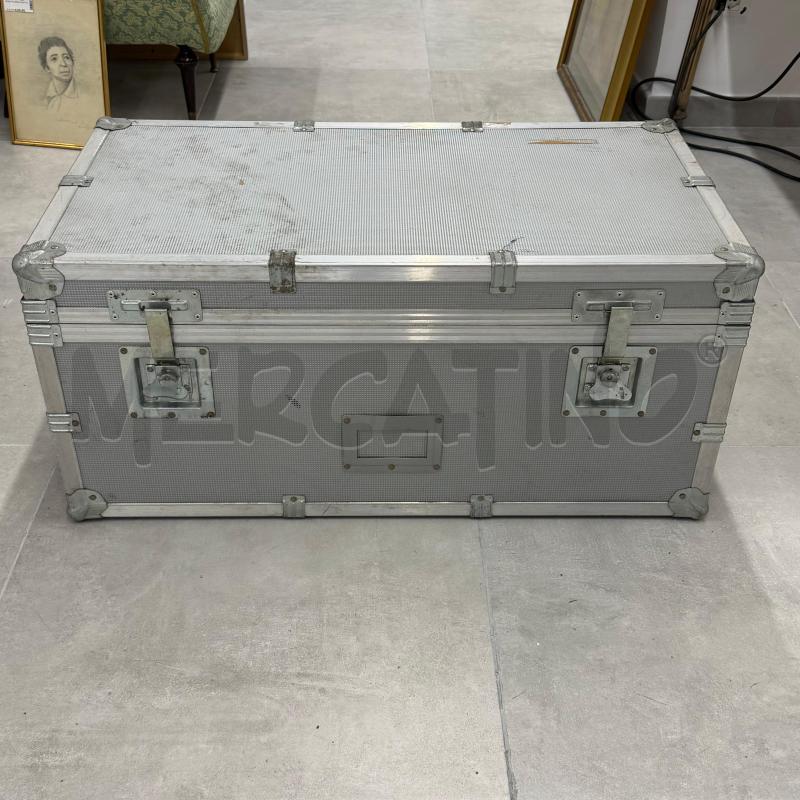 BAULE MET DOPPIA CHIUSURA 86X46X40 | Mercatino dell'Usato Roma torrevecchia 1