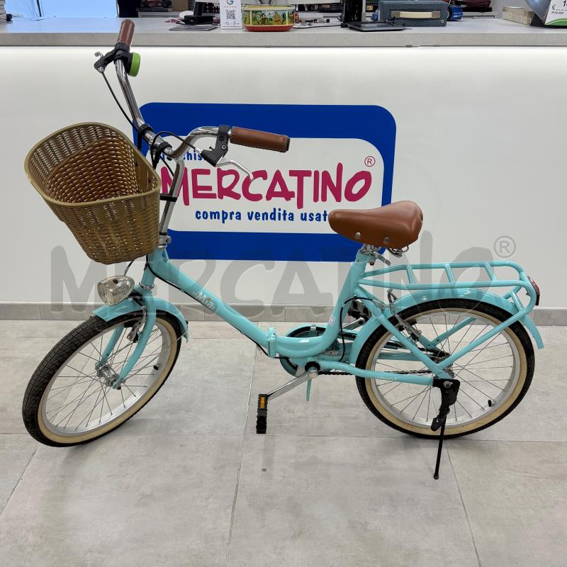 BICI TEKLIO LA MIA PIEGHEVOLE 20 TURCHESE | Mercatino dell'Usato Roma torrevecchia 1