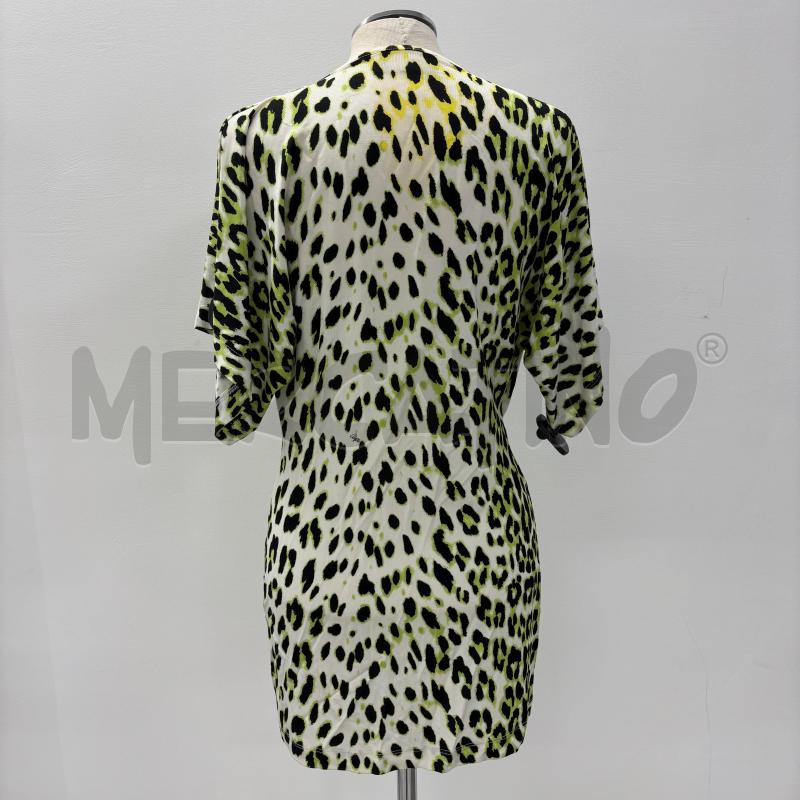 BLUSA D CLIPS BIANCA VERDE MACULATA PIETRE | Mercatino dell'Usato Roma torrevecchia 3
